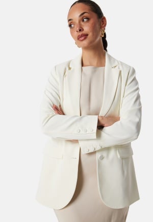 Bubbleroom Occasion Oversized Blazer Offwhite 42