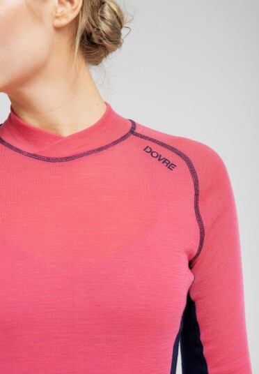 Dovre Women Langermet t skjorte 100% merino ull svart Dovre Women Langermet t skjorte 100% merino ull svart