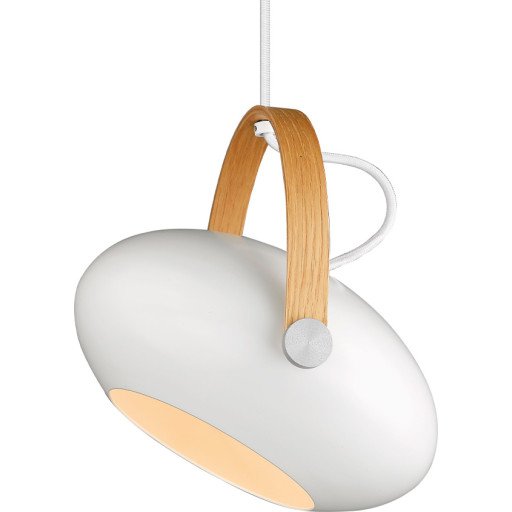Halo Design DC Taklampe Ø26 Hvit/ Eik