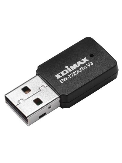 Edimax EW 7722UTn V3 N300 Wi Fi 4 Mini USB Adapter EW 7722UTN V3 Edimax EW 7722UTn V3 N300 Wi Fi 4 Mini USB Adapter EW 7722UTN V3