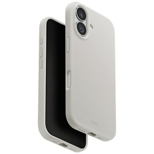 Uniq Lino MagClick Mobildeksel for iPhone 17 Pro Grå