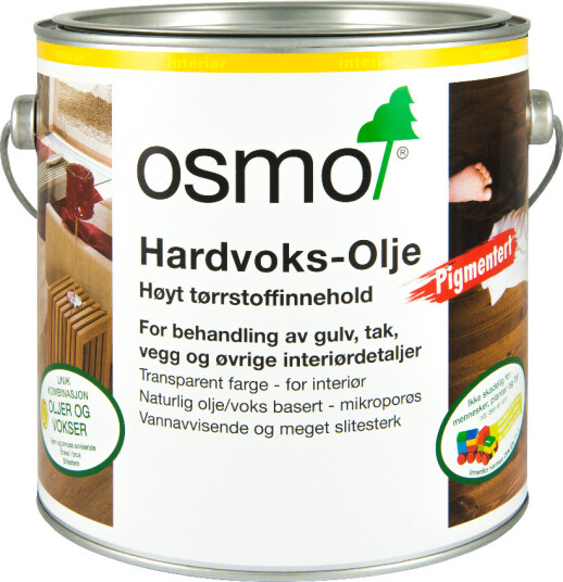 OSMO HARDVOKSOLJE PIGM 3041 2,5L NATUR