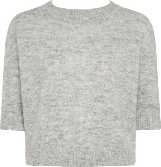 Bruuns Bazaar Fluffybbamari Knit Grey XL