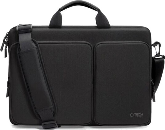 Tech-Protect Defender 17" Laptopveske Svart med multifunksjonell oppbevaring