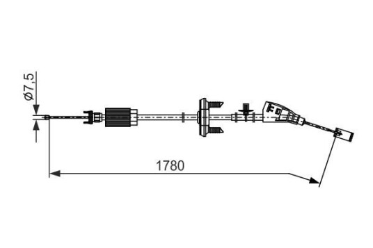 Bremsewire BOSCH 1 987 482 796