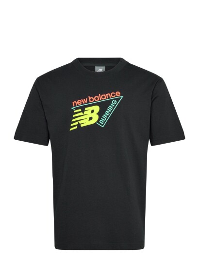 New Balance Neon T Shirt Black XL