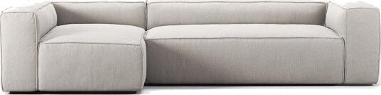 Decotique Grand 4 Seters Sofa Divan Venstre Moonwhite