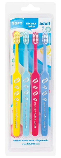 EKULF Twice Adult 4 Pack Blister EKULF Twice Adult 4 Pack Blister