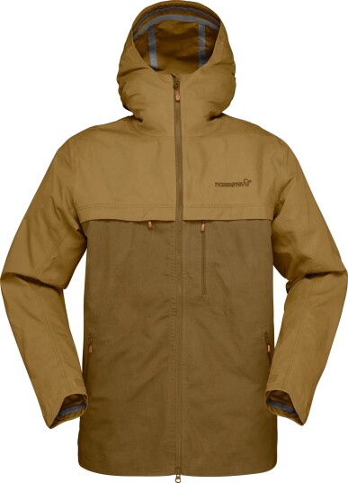 Norrøna Femund Cotton Jacket turjakke herre Brun M Norrøna Femund Cotton Jacket turjakke herre Brun M
