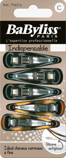 Babyliss Paris | Snap Clip Anti Slip 5 Pcs | ONE SIZE