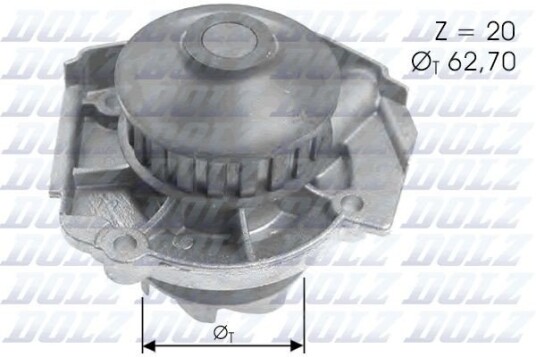 DOLZ S361 Vannpumpe