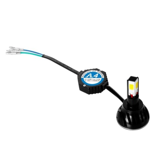LED-konvertering for motorsykkel, H4, H6, 6000K LED-konvertering for motorsykkel, H4, H6, 6000K