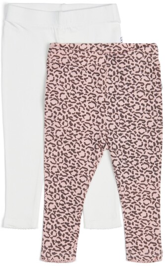 Luca &  Lola Lexi Leggings 2-pack Pink Leo 62