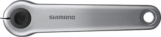Shimano Steps pedalarm høyre 175mm lang til kranksett modelll FC-E6100 sølv Shimano Steps pedalarm høyre 175mm lang til kranksett modelll FC-E6100 sølv