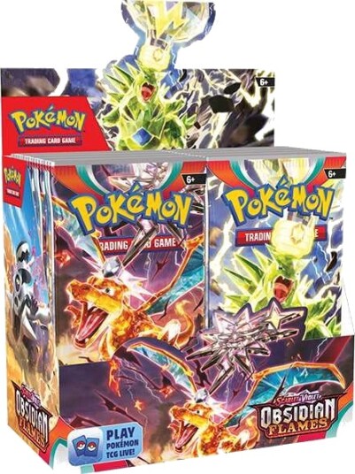 Pokemon Scarlet & Violet – Obsidian Flames 36pcs Booster CDU POK85374 Pokemon Scarlet & Violet – Obsidian Flames 36pcs Booster CDU POK85374