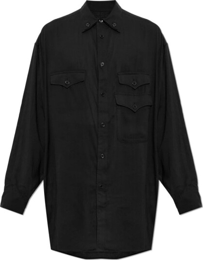Yohji Yamamoto Herre Skjorter Svart L,