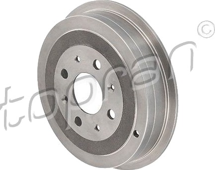 Bremsetrommel TOPRAN 207 656 Bremsetrommel TOPRAN 207 656