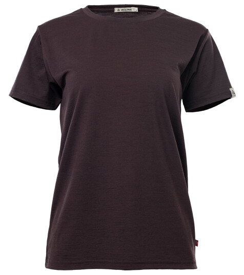 Aclima LightWool 180 Classic Tee, dame Chocolate Plum S