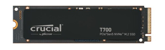 Crucial T700 4TB M.2 SSD med PCIe 5.0 og 12400 MB/s Lesehastighet