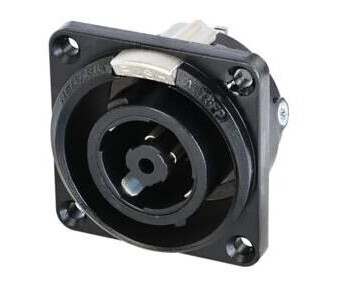 Neutrik Nlt8fpxx-Bag Speakon Chassis 8p Hun Sort G-Type Lås