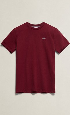 Gant Kids Shield Ss T Shirt Burgundy 122