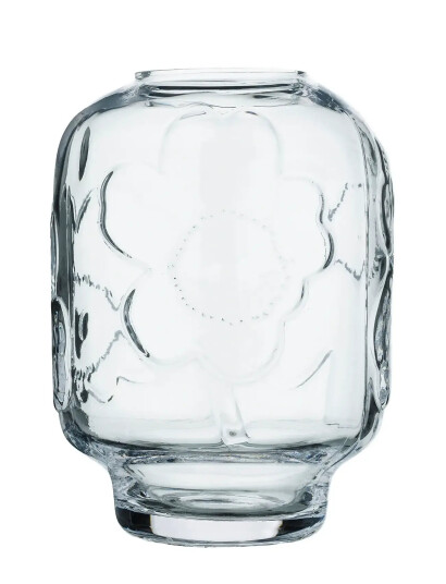 Marimekko Home Unikko Glass Vase 18Cm Nude Marimekko Home Unikko Glass Vase 18Cm Nude