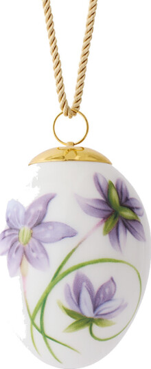 Royal Copenhagen Påskeegg 2025 Blå Anemone
