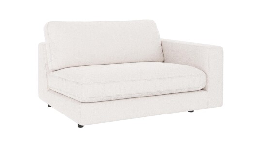Rowico Home Duncan 1,5 seters ende H Hvit Alice 101 129 x 103 x 78 cm Hvit