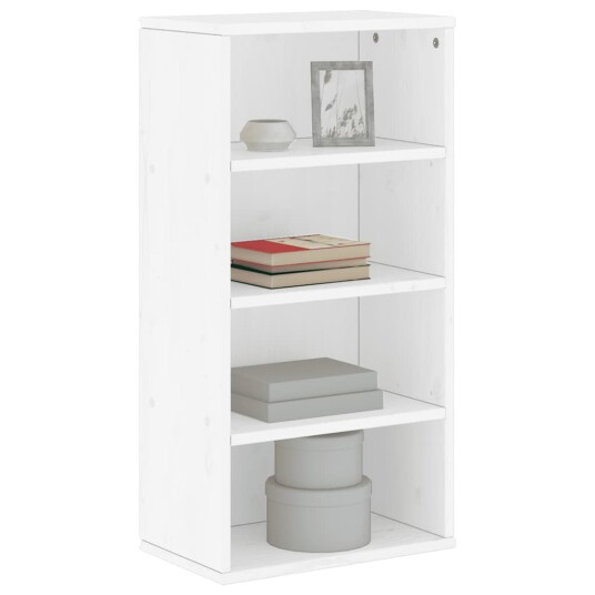  Sideskap ODDA hvit 40x24x79 cm heltre furu