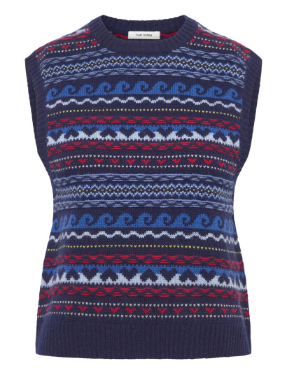 nué notes Malik Vest Navy S nué notes Malik Vest Navy S