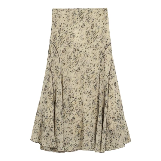 Desigual, Dame, Skjørt, Beige, XS, Desigual, Dame, Skjørt, Beige, XS,