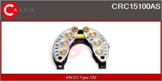 CASCO CRC15100AS Likeretter, dynamo CASCO CRC15100AS Likeretter, dynamo