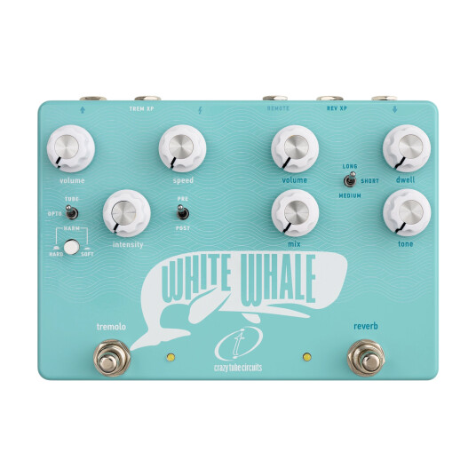 Crazy Tube Circuits White Whale V2 Analog Spring Reverb With Tremolo Crazy Tube Circuits White Whale V2 Analog Spring Reverb With Tremolo