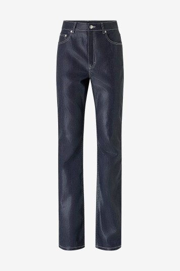 Gestuz Jeans gzPiper HW Flared Blå
