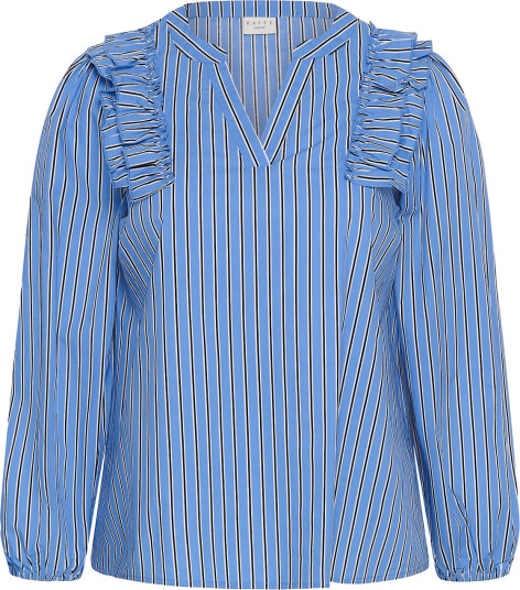 Kaffe Curve Kcsavina Blouse Blue 44 Kaffe Curve Kcsavina Blouse Blue 44