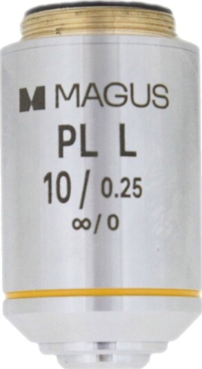 Magus 10Pll 10?/0,25 Plan L Wd 5,0 Mm Objektiv Magus 10Pll 10?/0,25 Plan L Wd 5,0 Mm Objektiv