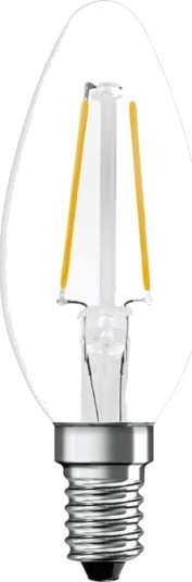 Osram Retrofit Classic B 2,5 W 25 W E14 250 Lm 15000 Timer Varm Hvit