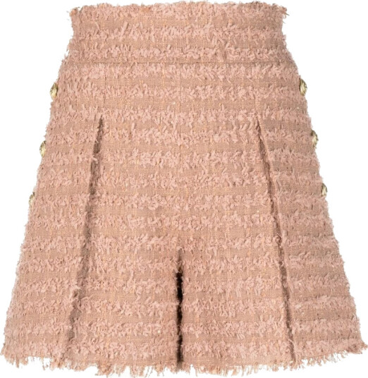 Balmain Dame Shorts Beige S,