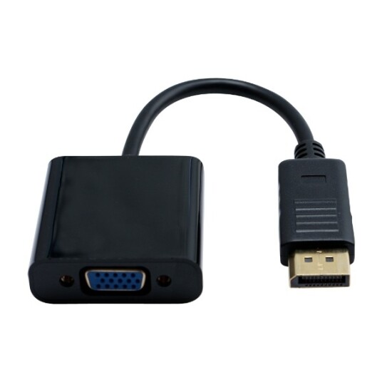 Eletra Dp 1,1 M   VGA F 0,2M kabel svart