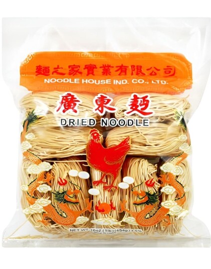 Tørkede Flate Hvetenudler Noodle House 454 gram Asia Import