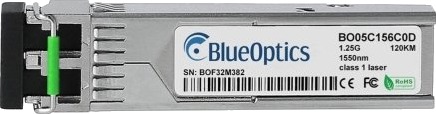Blueoptics Usfp-Gb/S3-D-R-Bo Fiber Optisk 1250 Mbit/S Sfp Sfp Zx 120000 M