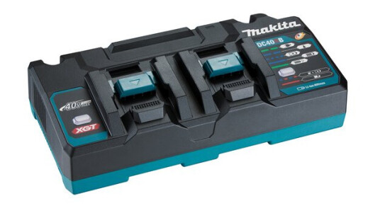 Makita XGT DC40RB Hurtiglader for 40V Batterier med 2 Porter Makita XGT DC40RB Hurtiglader for 40V Batterier med 2 Porter