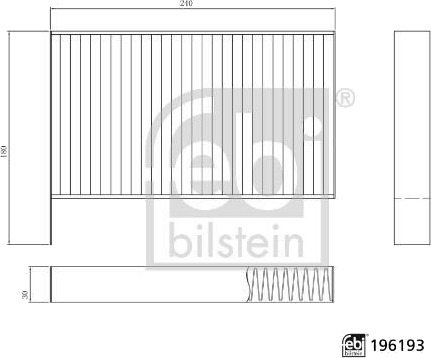 Kupefilter FEBI BILSTEIN 196193