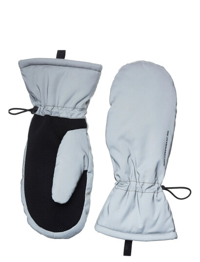 Adax Adax Mitten Samira - Silver - ONE SIZE