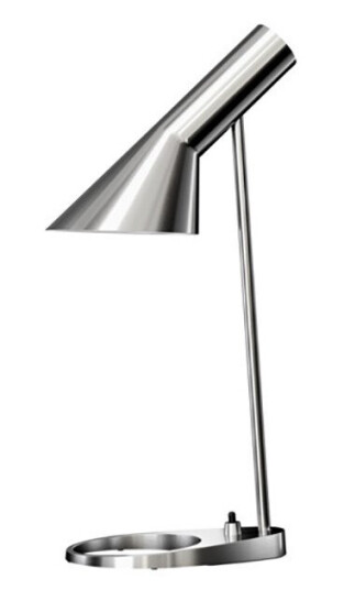 Louis Poulsen AJ Mini Bordlampe Polished Steel
