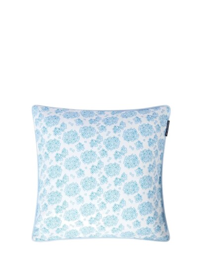Lexington Home Floral Printed Organic Cotton Pillow Cover - Blue - 50X50 Lexington Home Floral Printed Organic Cotton Pillow Cover - Blue - 50X50