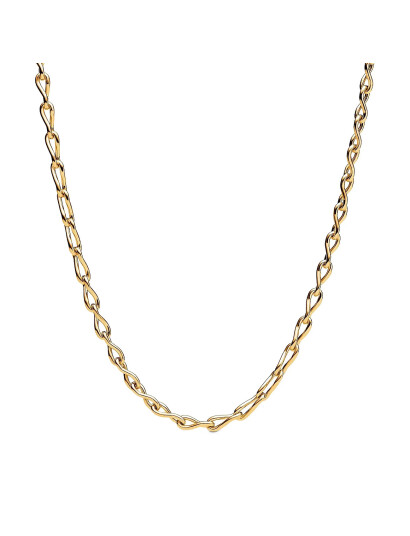 PANDORA Figure Of 8 Chain Link 14K Gold Plated Necklace Guld 50 cm PANDORA Figure Of 8 Chain Link 14K Gold Plated Necklace Guld 50 cm