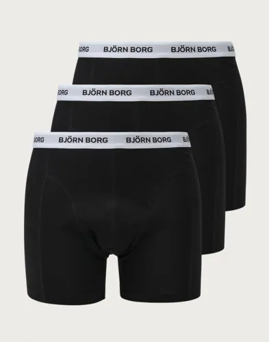 Björn Borg Cotton Stretch Boxer 3p Underbukser Svart