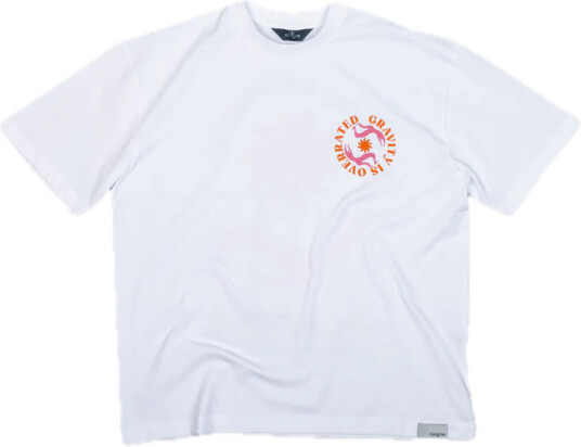 Rungne Gravity Is Overrated Tee White XS