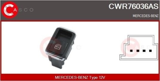 Bryter vindusheis CASCO CWR76036AS